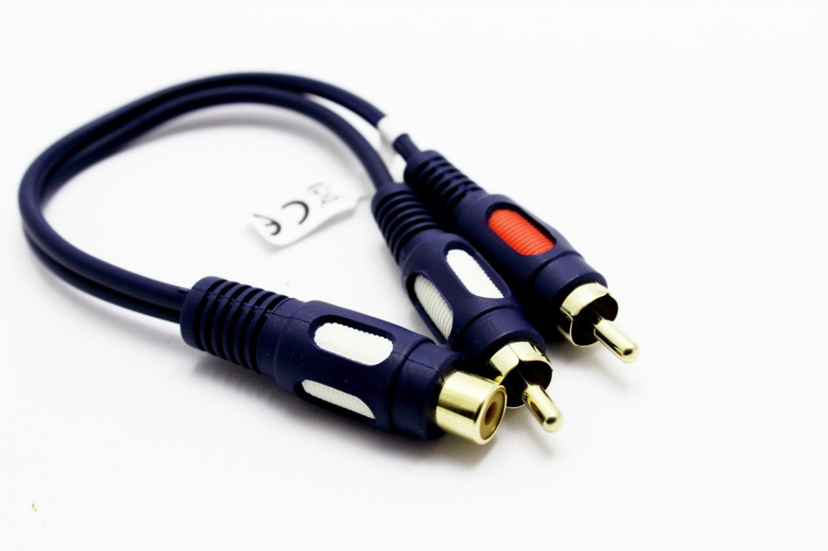 

Adapter Trójnik Rca 2X Wtyk Gniazdo Rca Vitalco