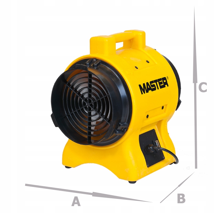WENTYLATOR NADMUCHOWY MASTER BL6800 3900 m3/h Marka Master