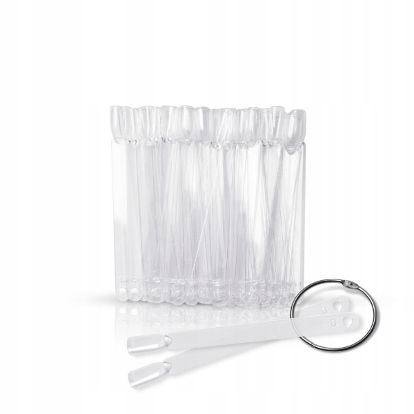 

Wzornik na Kółku Przezroczysty 50 szt Wachlarz