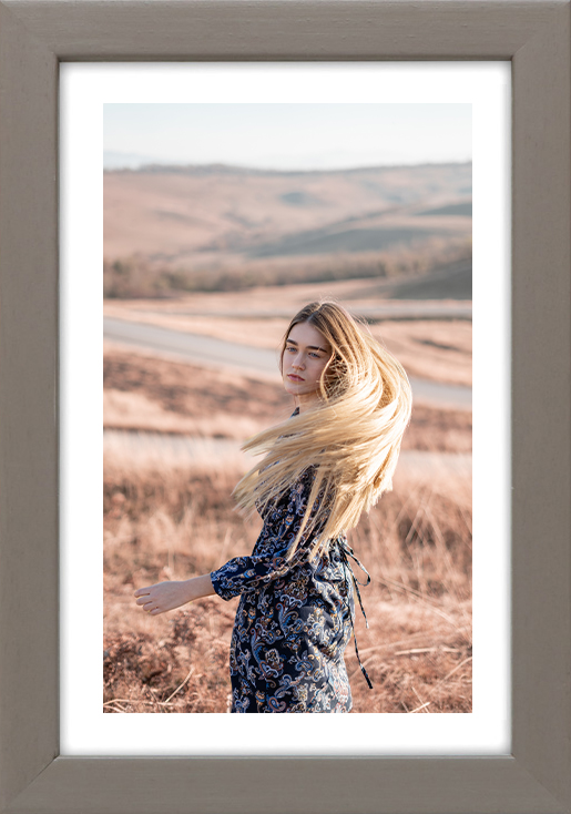 

Ramka Drewniana Ciemny Szara Foto Ramka 40x50