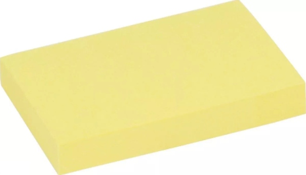 

Karteczki samoprzylepne 75x75 100 kartek żółte