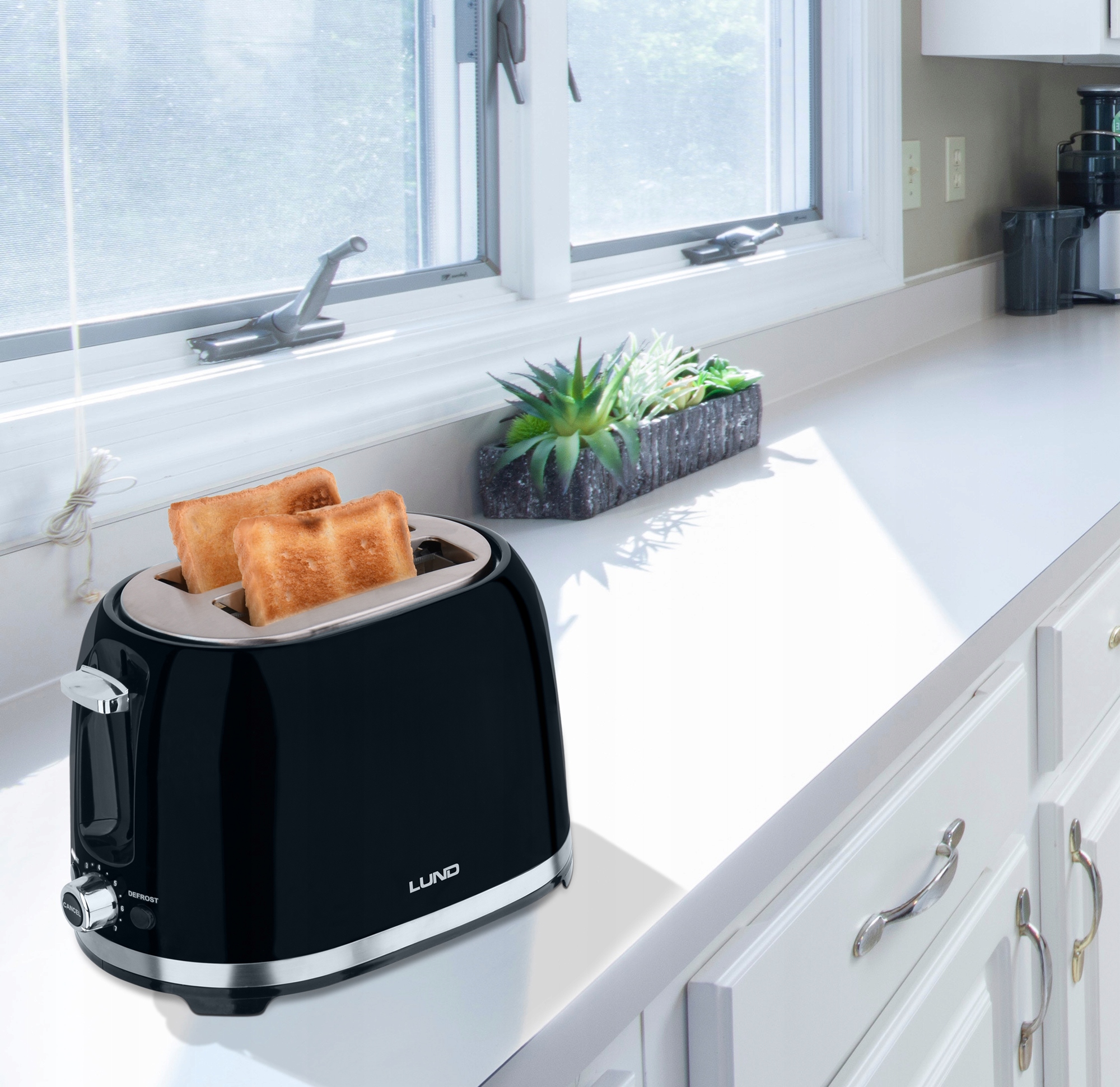 TOSTER OPIEKACZ KANAPEK REGULACJA 850W CZARNY LUND Marka Lund