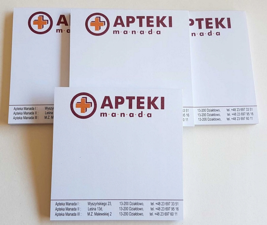 A.B.Promo Notes firmowy- kostka 80x80mm 50 kartek Marka inny