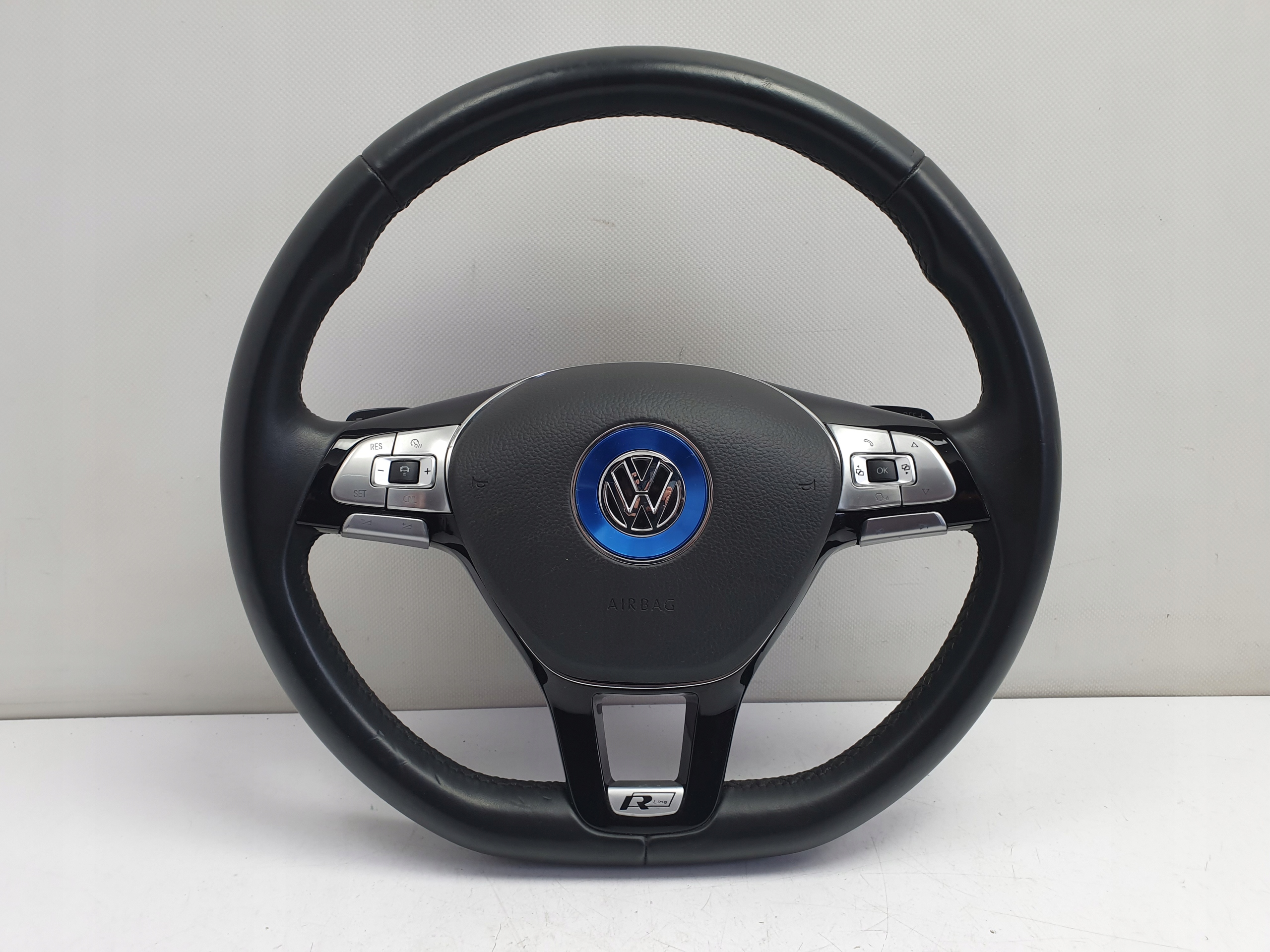 vw GOLF VII r рулевое колесо кожанный лопасти подушка подушки безопасности 5G0880201C