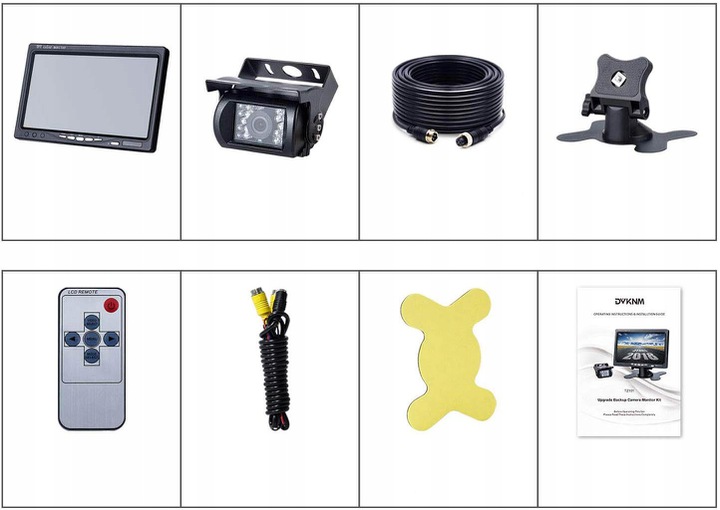 KAMERA COFANIA BUS TIR DIODY 18 IR MONITOR 7 10m Connectivity wired