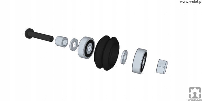 Zestaw: Rolka Dual V Wheel Kit Producent V-Slot