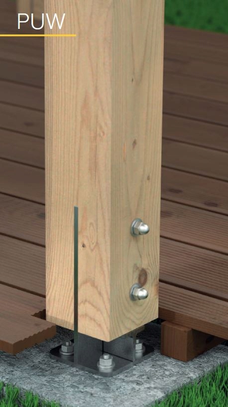 Podstawa słupa przykręcana Grundline PUW 100 Producent Domax