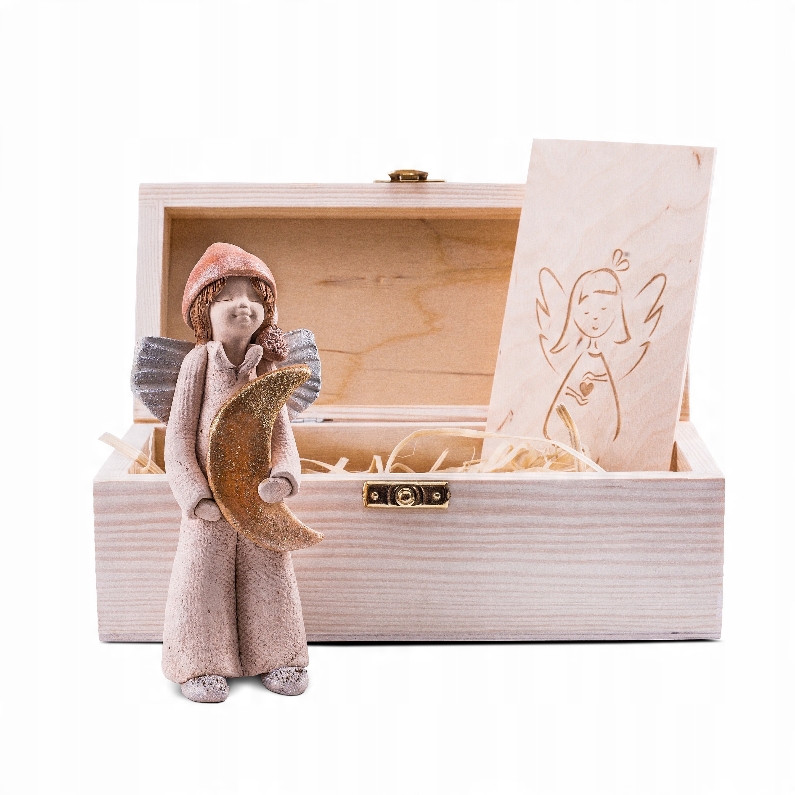 

Figurka Ceramiczna Anioł Aniołek ręcznie wykonana
