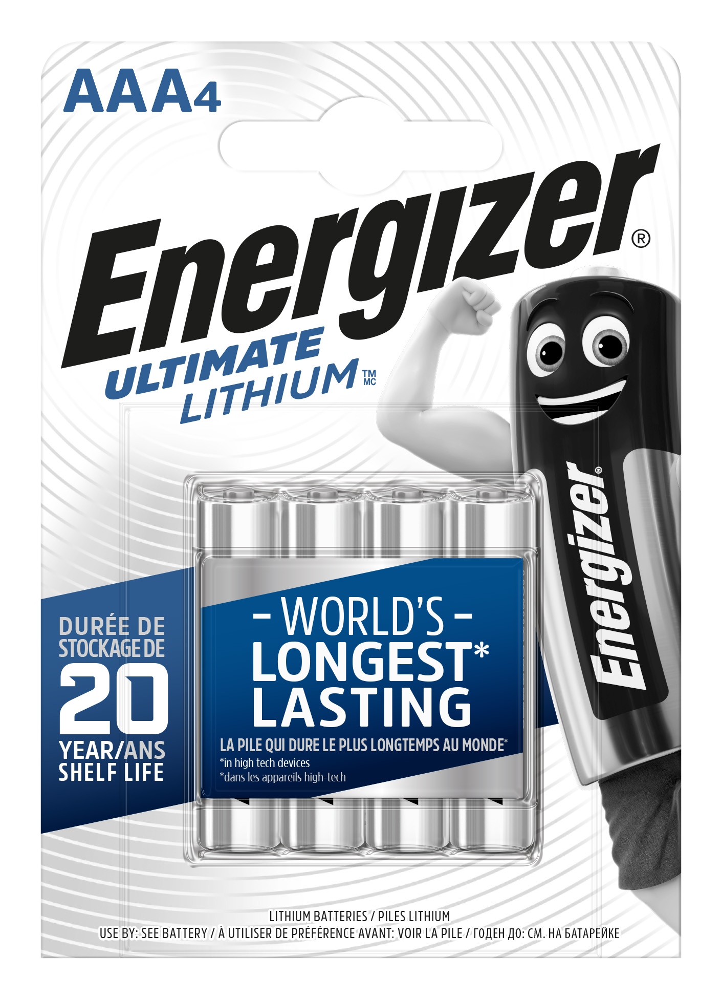 

4 x Bateria Litowa Energizer L92 Ultimate R03 Aaa