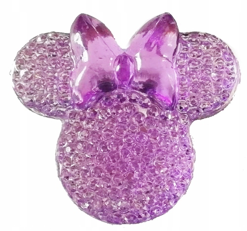 

Kryształowe Spinki Diamentowe Mouse jasny fiolet