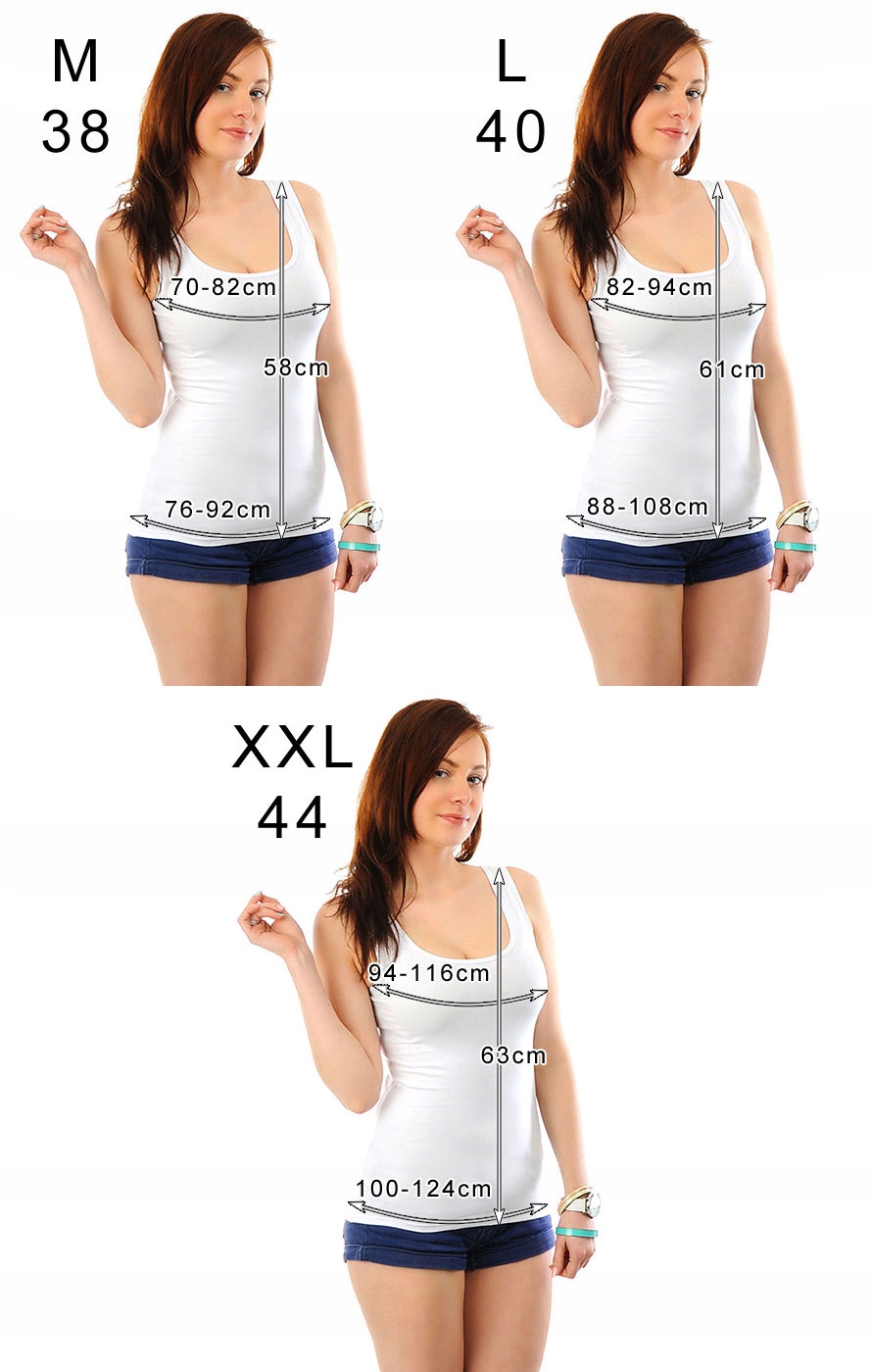 BLUZKA TOP BOKSERKA DAMSKA LAEMI 370 BIAŁY XXL 44 Wzór dominujący bez wzoru