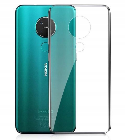 

Etui Przeźroczyste Clear Case na Tył do Nokia 6.2