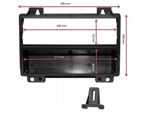 RAMKA RADIOWA FORD FUSION FIESTA RADIO 1DIN / 2din Kod producenta 5720249
