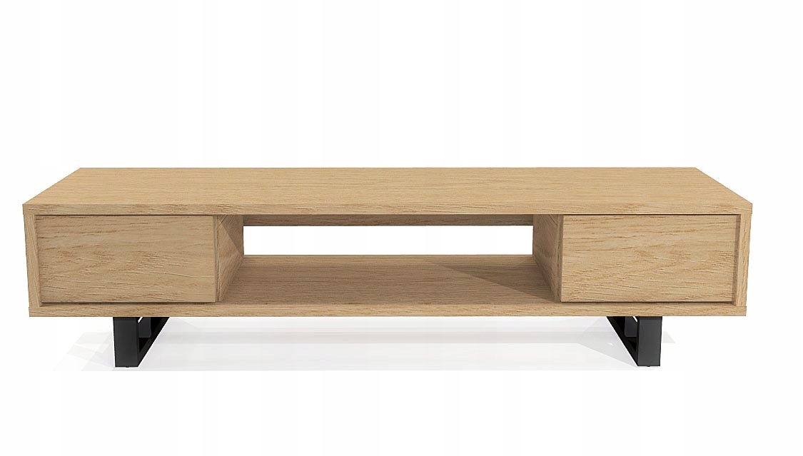 SZAFKA RTV POD TELEWIZOR DO SALONU NOWOCZESNA DĄB Kod producenta HQ478