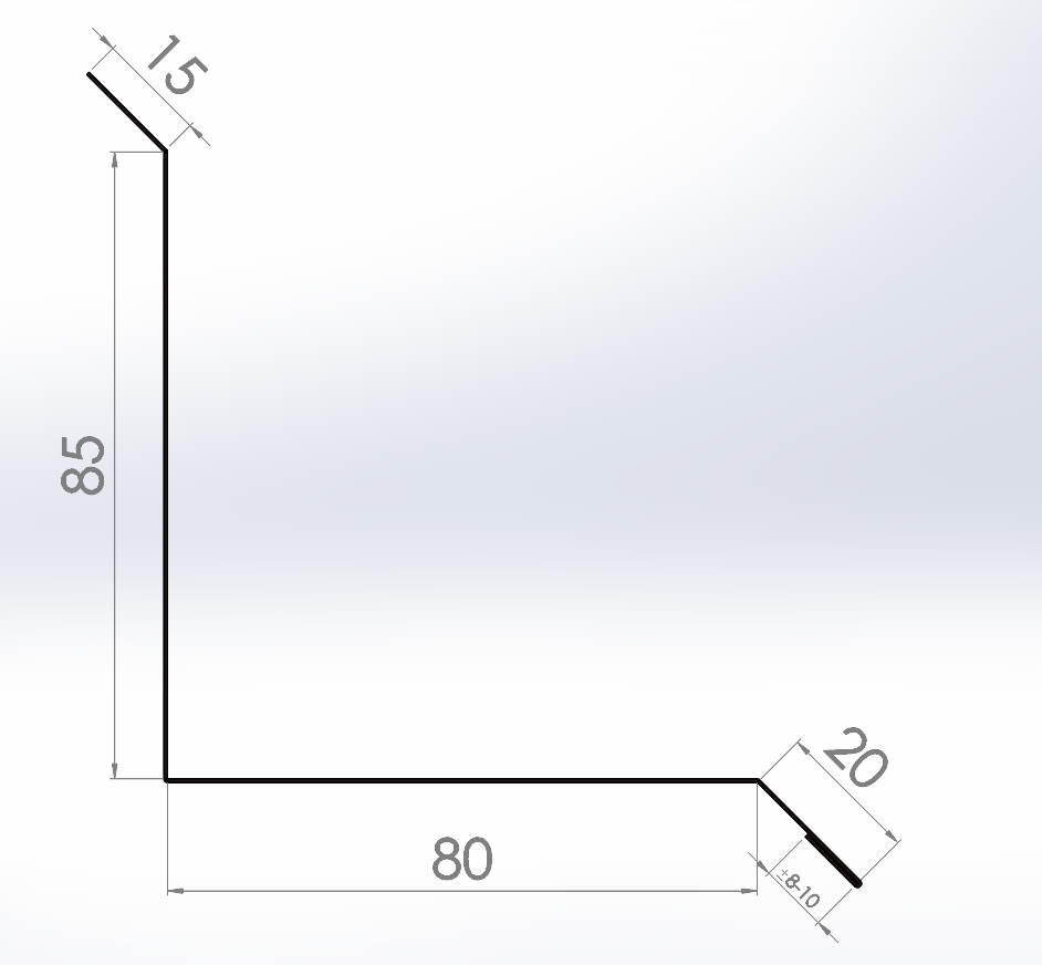 Obróbka przyścienna Brąz MAT 8017 Obróbki Marka inna