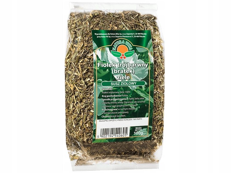 

Fiołek trójbarwny ziele (Bratek) 100g, Natura Wita