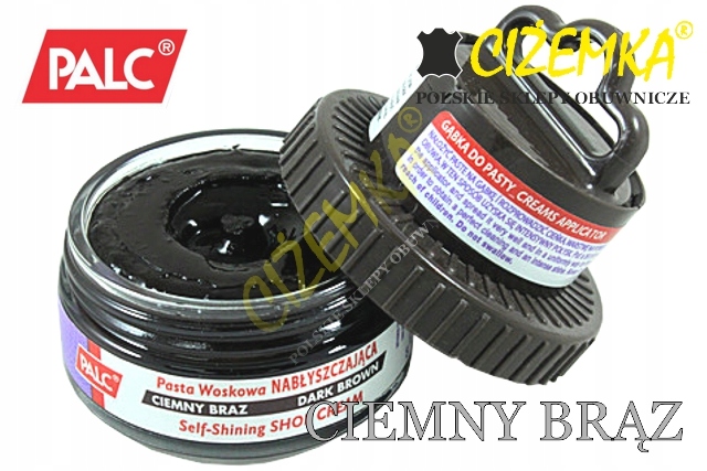 PALC PASTA KREM WOSKOWY SKÓR BUTÓW BRĄZOWY CIEMNY Marka inna