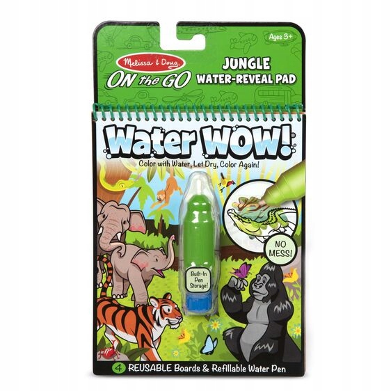 

Kolorowanka Wodna malowanka Water Wow dżungla