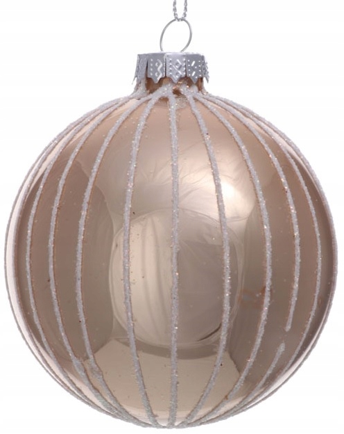 

Bombka Choinkowa Szklana Dekorowana Ozdobna 8 cm