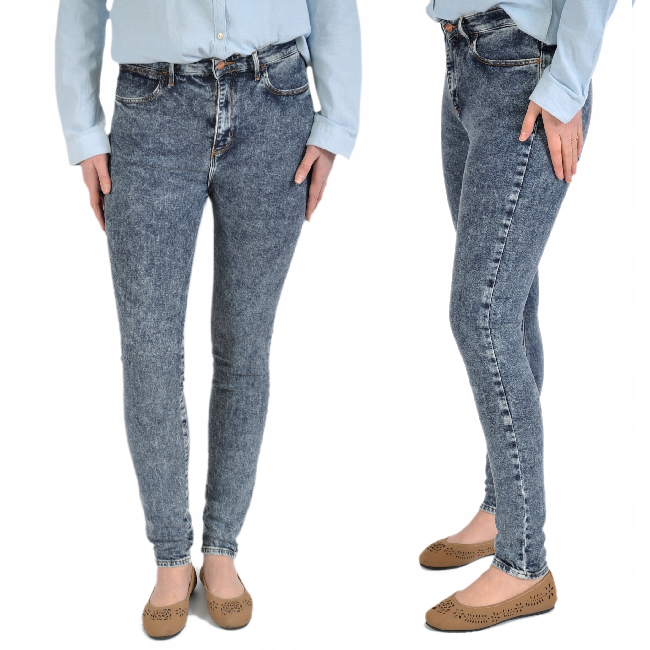 Jeansy WRANGLER SKINNY RISKY BUSINESS W28 L32