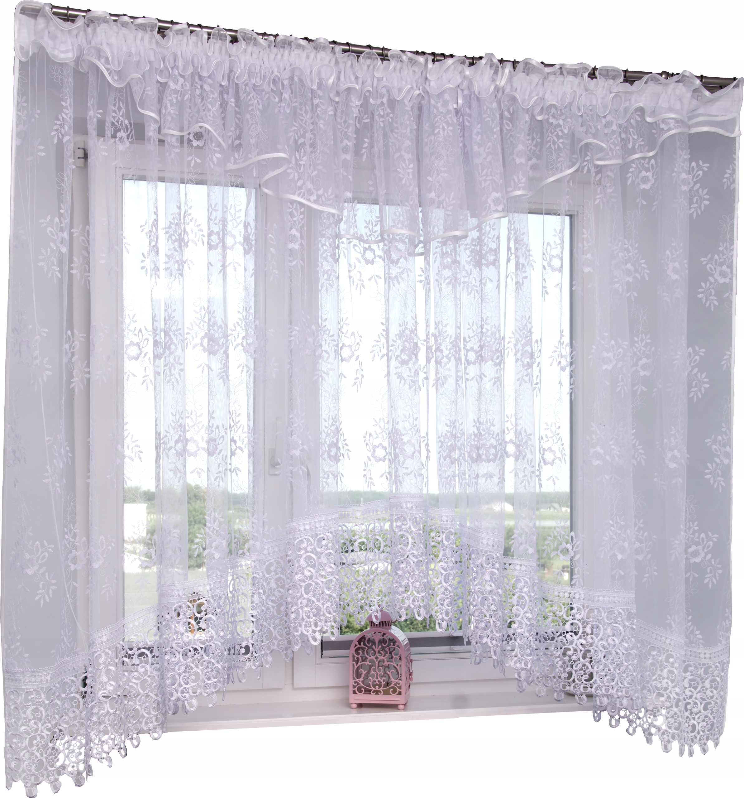

Firana Gotowa Zmarkizety 500x170 cm gipiura