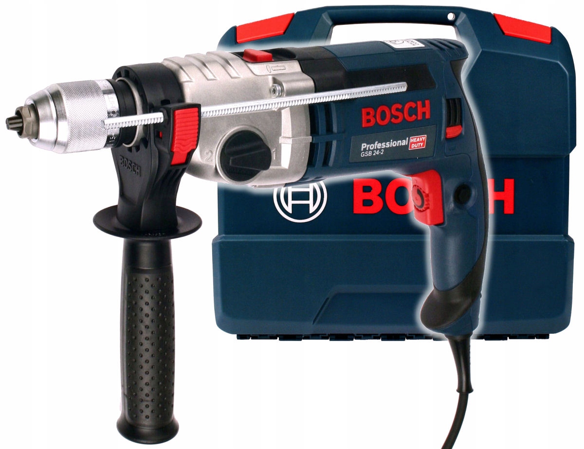 

Wiertarka Udarowa 1100W Gsb 24-2 Re Bosch Walizka