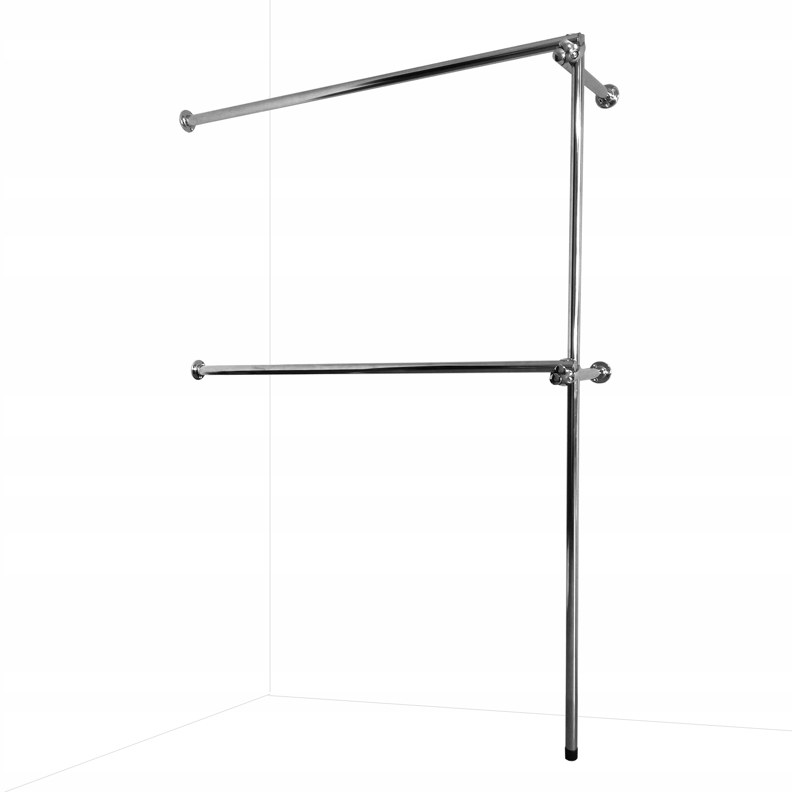 REGAŁ GARDEROBA ODZIEŻ ŚCIANY WIESZAK 150/200cm