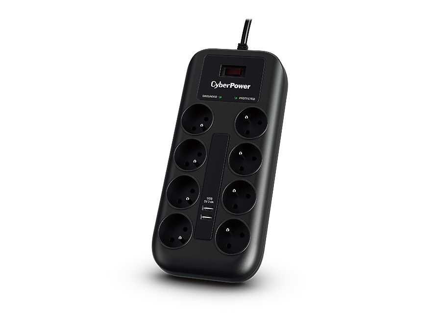 Listwa antyprzepięciowa 8 gniazd Usb x2 CyberPower P0820SUF0-FR 1,8m