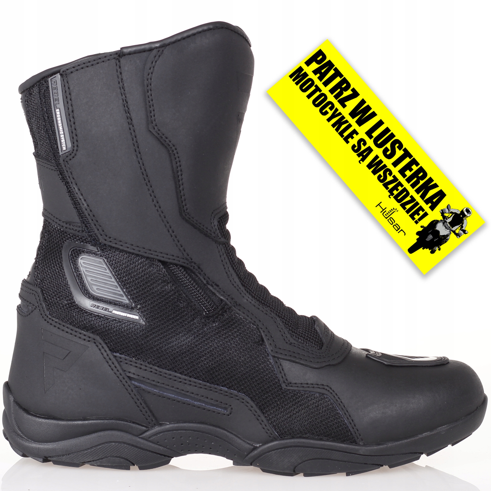

Rebelhorn Scout Air Black Matt Buty Motocyklowe
