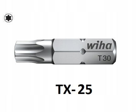 

Bit Grot Torx 25 T25x25 mm Wiha
