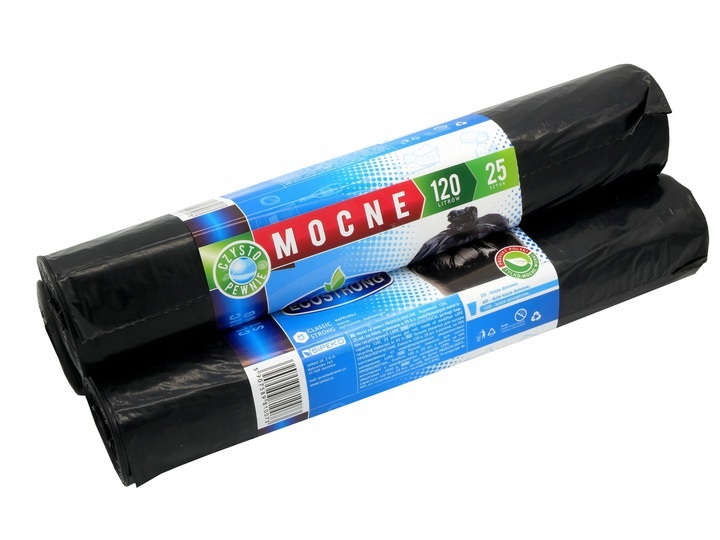 

Worki Ldpe 120l 25szt czarne Mocne