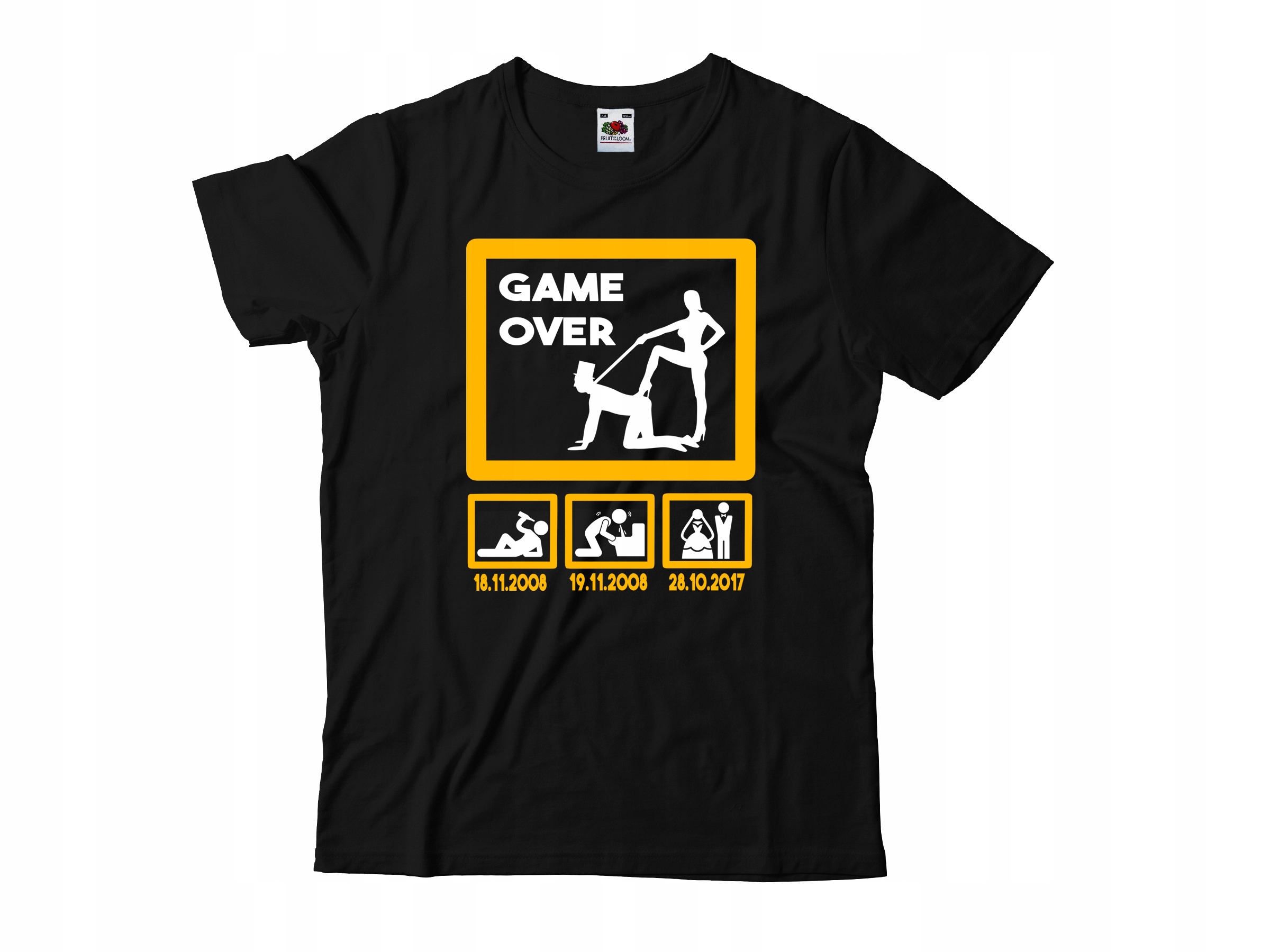KOSZULKA NA WIECZÓR KAWALERSKI GAME OVER PREZENT