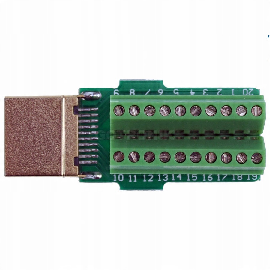 

Wtyk Hdmi 2.0 Hd z szybkozłączem w obudowie