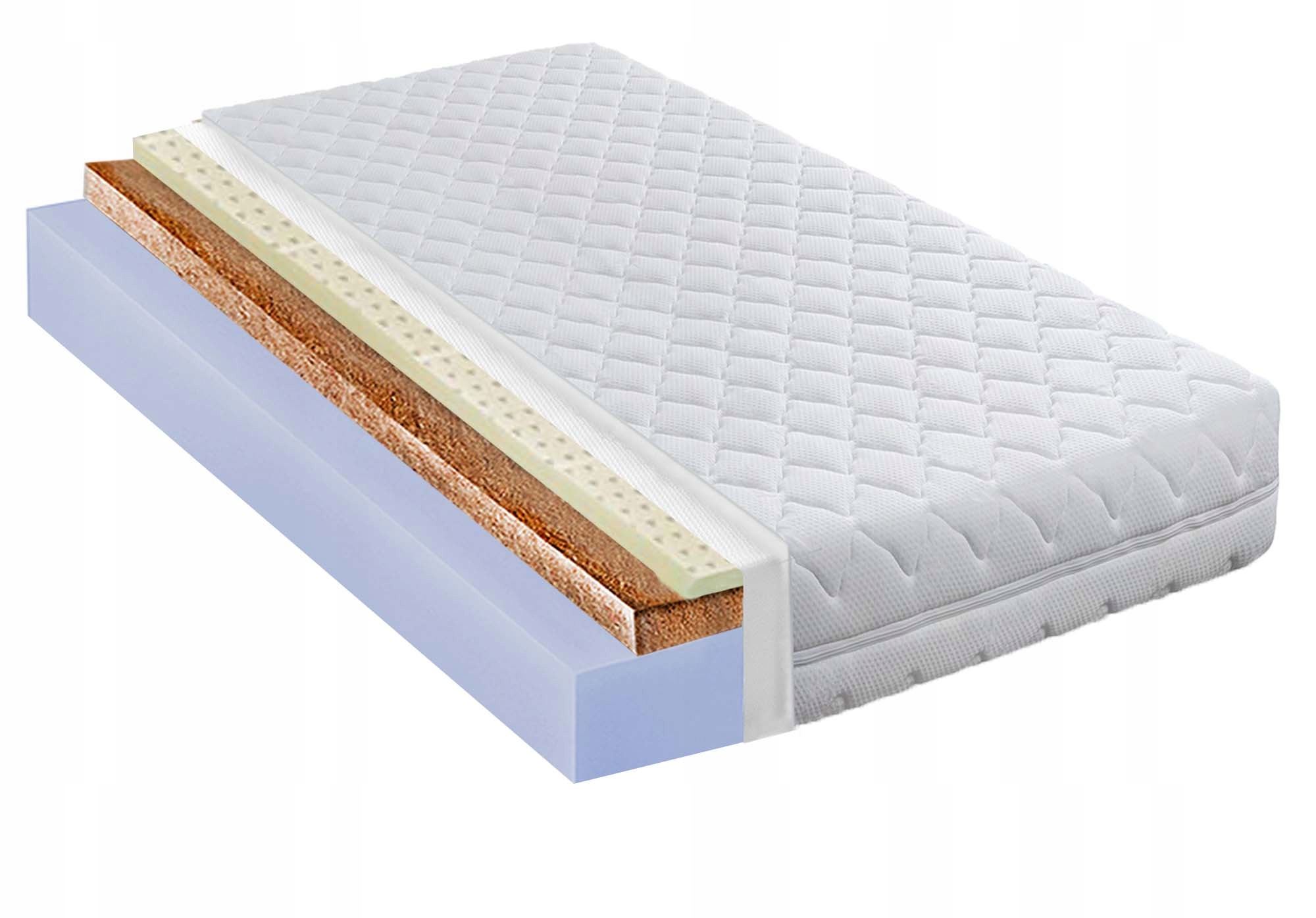 

160X190 Twardy Materac Antybakteryjny Z Kokosem Pl