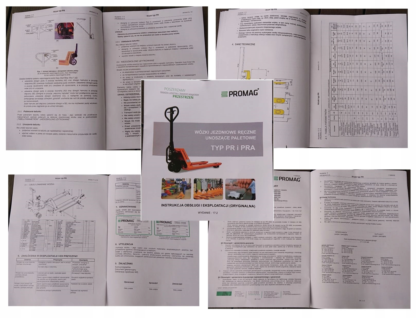 WÓZEK PALECIAK RĘCZNY PALETOWY 2.5t 2500kg 115cm Hamulec nożny