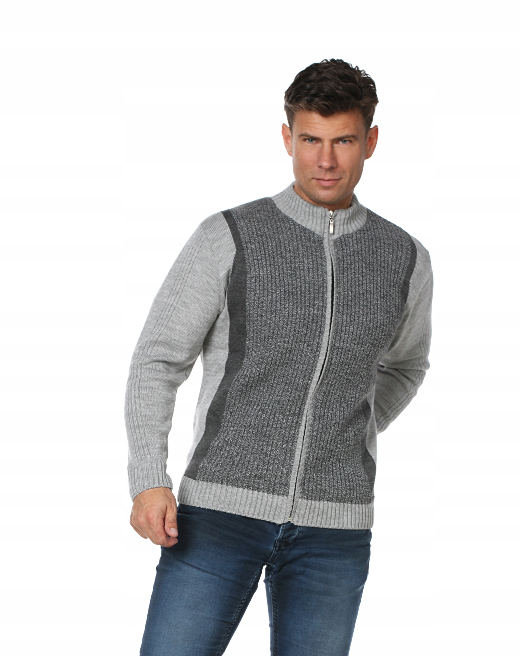 

Sweter męski rozpinany r.M