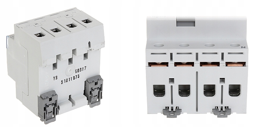 LEGRAND TX3 WYŁĄCZNIK RÓŻNICOWOPRĄDOWY 40A 4P 30mA Napięcie pracy 0 V