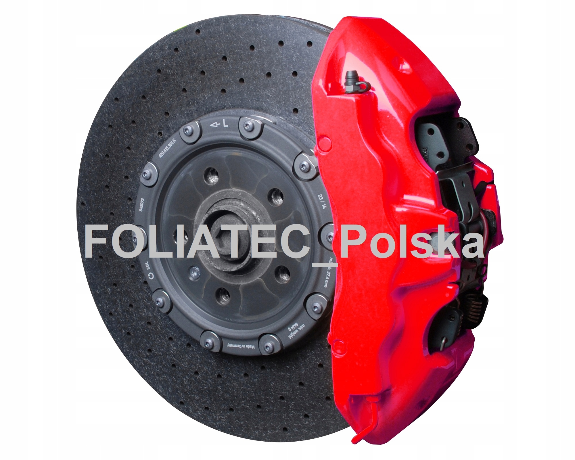 Foliatec лак краска для клемм красный неон