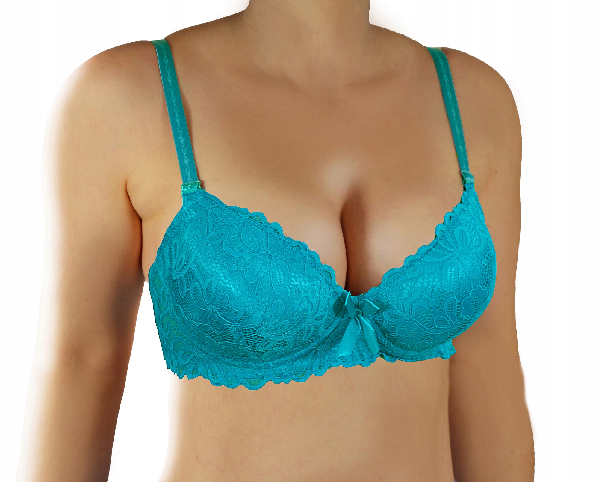 

Kolekcja Max push up biustonosz B 70 morski