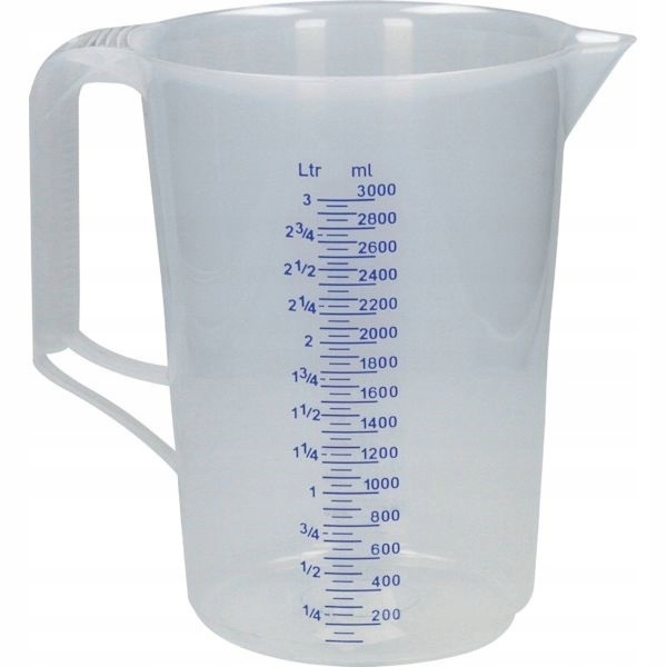 

Zlewka Pomiarowa Miarka 3L Nalewak