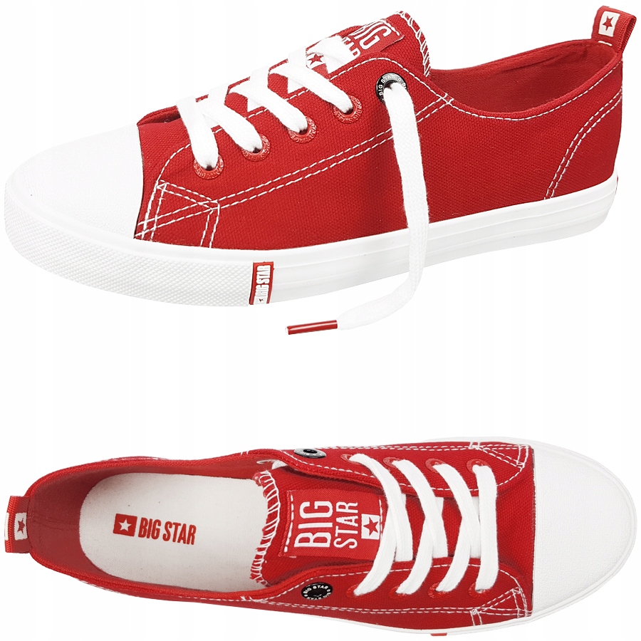 

Trampki Big Star damskie czerwone buty FF274089 37