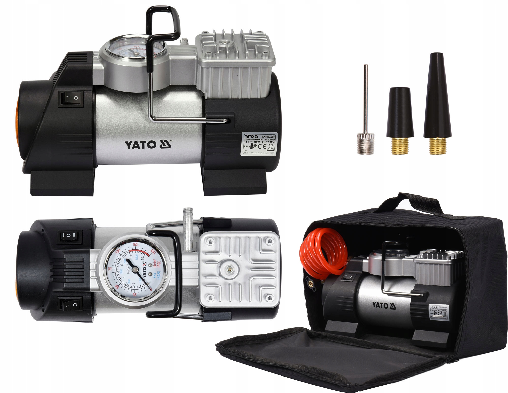 

Kompresor Samochodowy 12V Pompka Sprężarka 180W