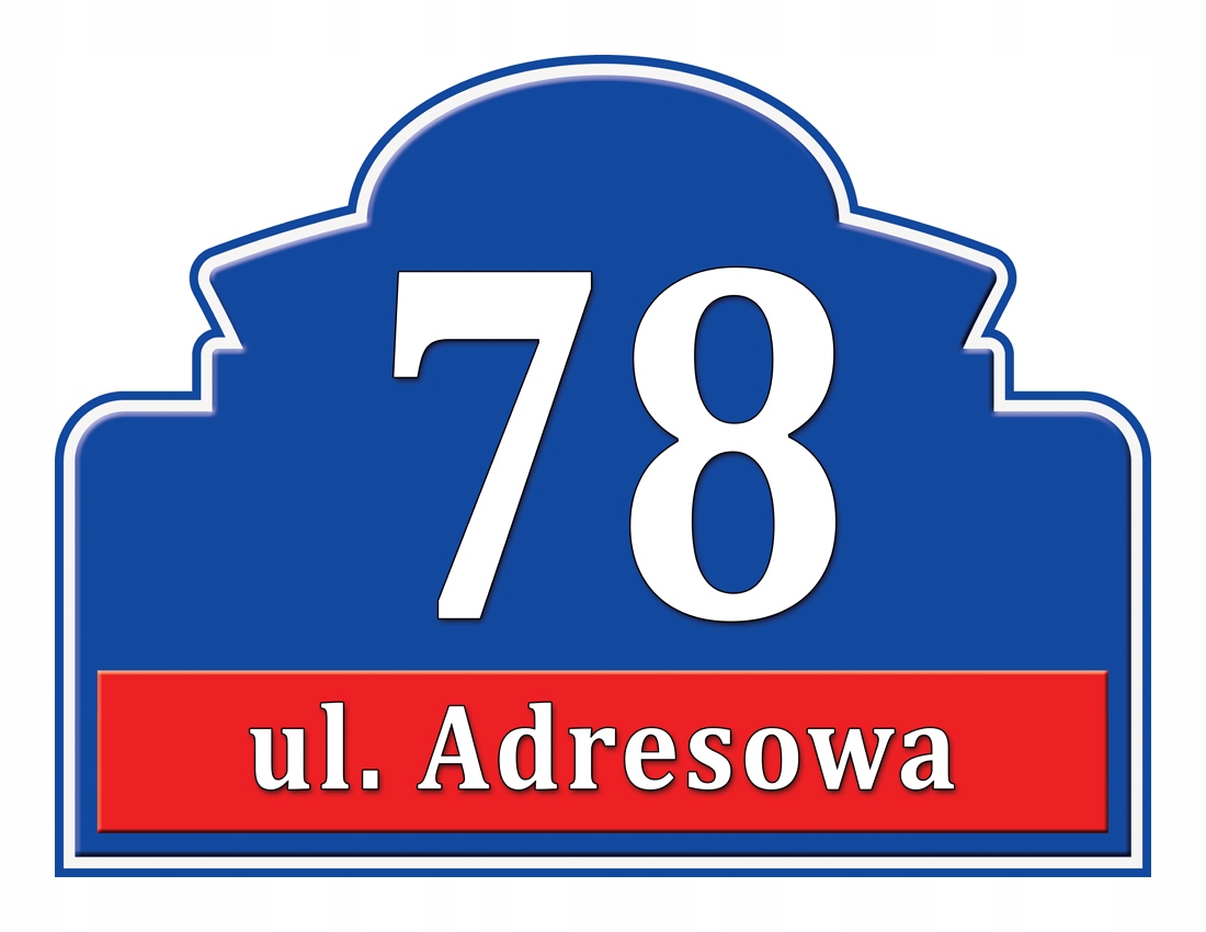 

Tabliczka Adresowa Adres Numer Na Dom znak ulica