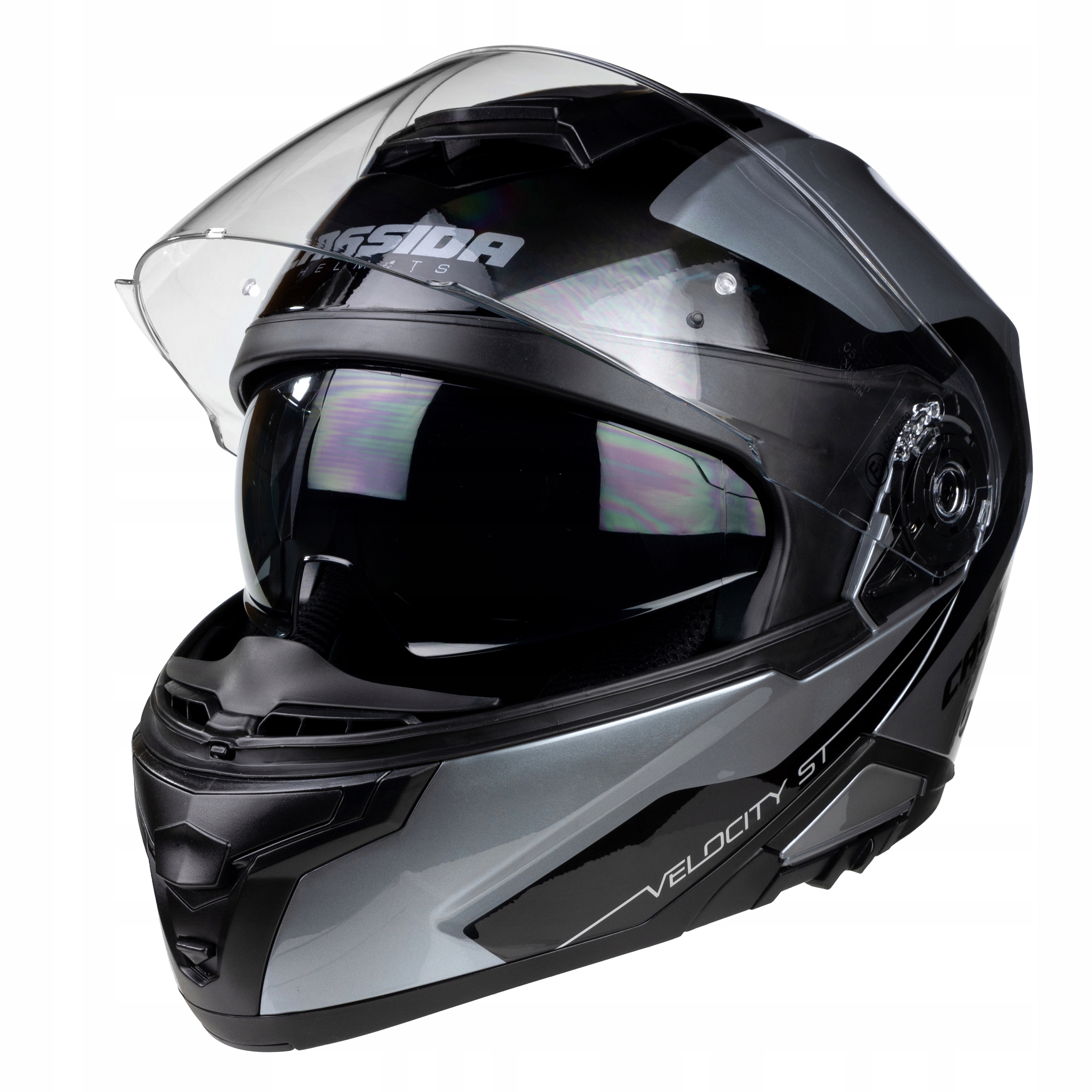 KASK MODUŁOWY MOTOCYKLOWY CASSIDA V-CITY + PINLOCK Typ Szczękowe / Modułowe