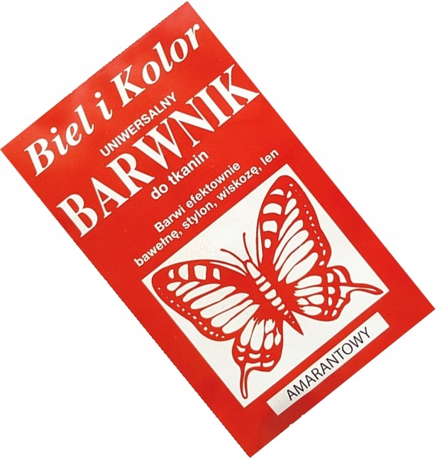 

Barwnik do Tkanin Bawełny Lnu Stylonu Amarantowy