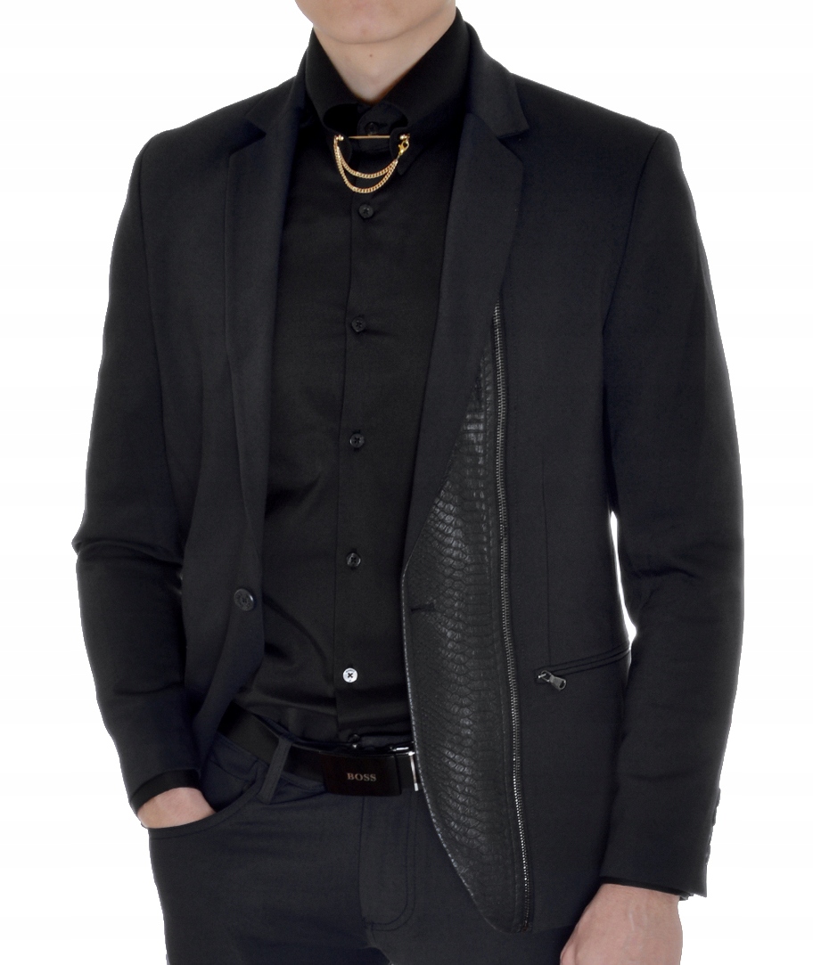 Marynarka Męska Mondo Exclusive Elegancka Snake Rodzaj jednorzędowy