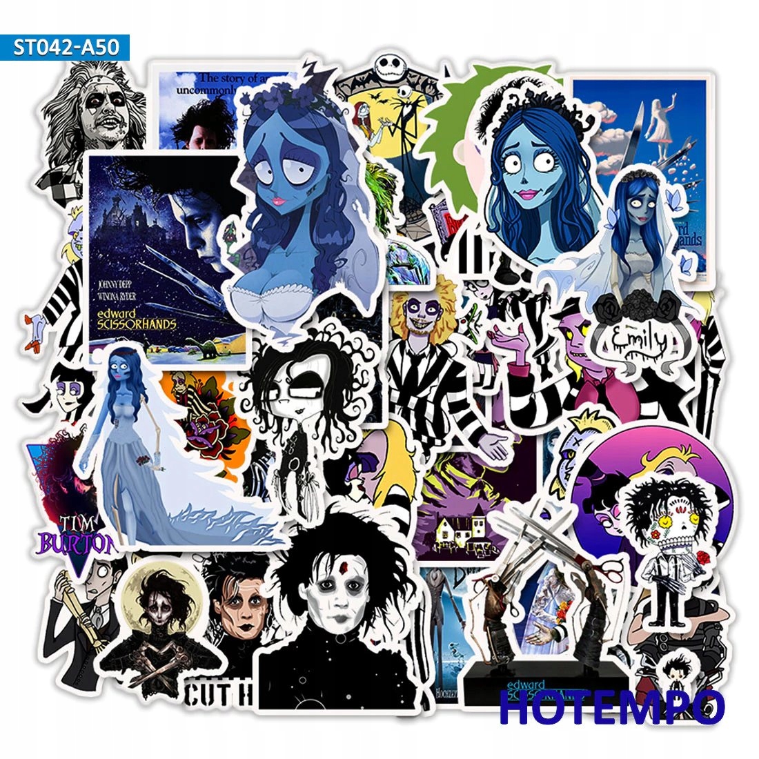 Naklejki Burton Gnijąca Panna Młoda Beetlejuice PL Rodzaj gadżetu filmowy