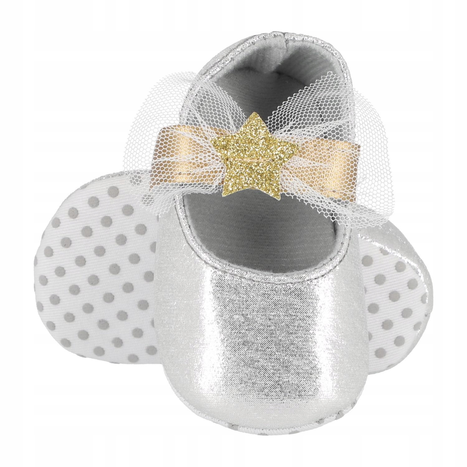 Niemowlęce buciki niechodki balerinki 12-18m Długość wkładki wew. 12.5 cm