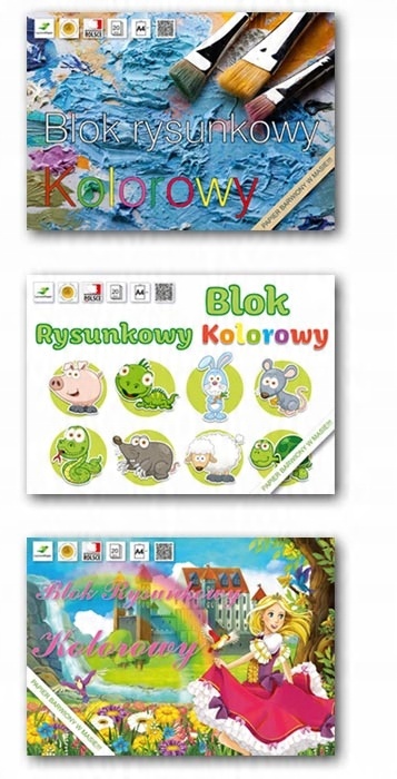 

Blok Rysunkowy Kolorowy Brk A4