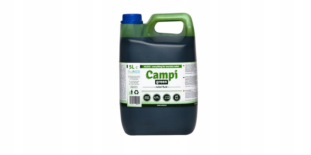 PŁYN DO TOALET TURYSTYCZNYCH TORNADO GREEN EKO 5L